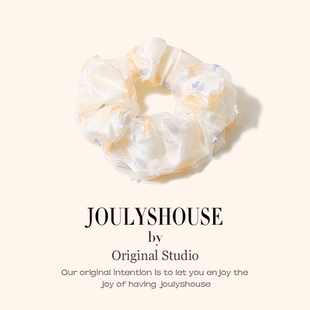 网纱碎花大肠圈扎发网红新款高弹力皮筋发绳小清新头绳不伤发森系