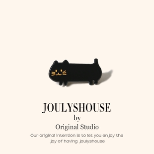 日系醋酸小猫咪发夹发卡甜美少女刘海碎侧边夹气质简约网红发饰