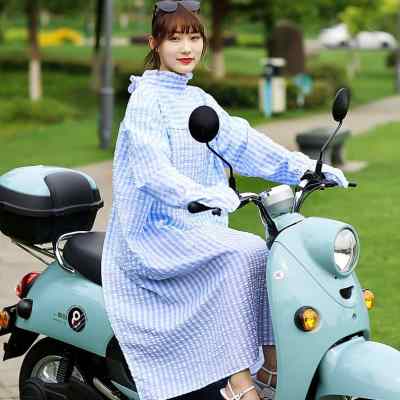 新款防晒衣女款电动车夏天骑车电车电瓶摩托车专用神器女式夏季中