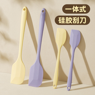 蛋糕刮板耐高温食品级奶油铲子抹刀烘焙 三能JS硅胶刮刀家用一体式