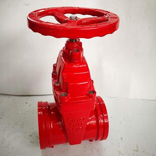 阀门暗杆沟槽标尺铜芯闸阀铸铁直通式闸阀DN100DN150