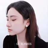 Дизайнерские серьги из жемчуга, Франция, DIY, серебро 999 пробы