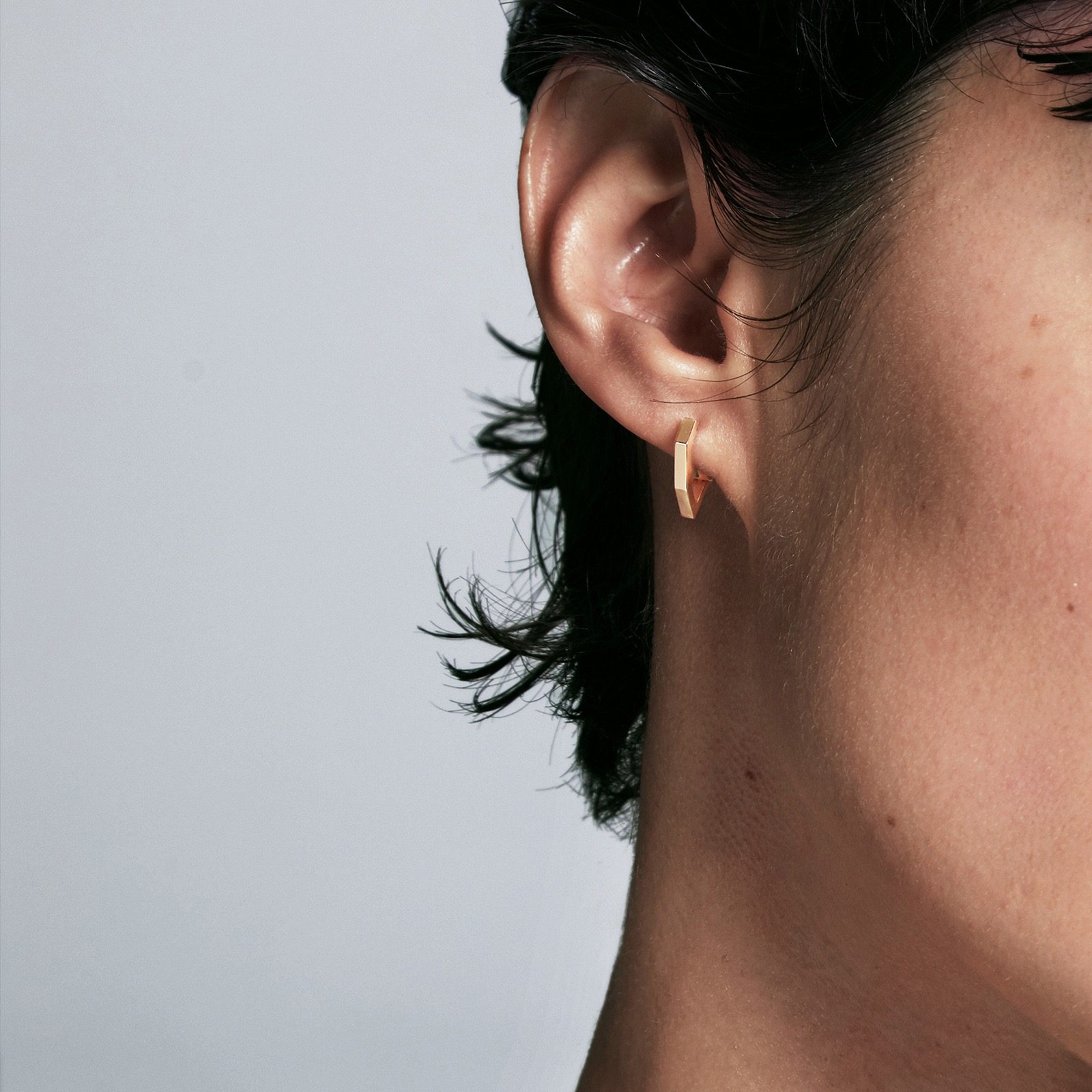 ROMANTIC骑士~S925银镀18K金立体盾牌光面耳环极简小众设计感耳饰,饰品/流行首饰/时尚饰品新,银饰耳饰,淘宝优惠券,粉丝福利购,淘宝优惠卷