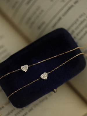 爱心可调节手链女小众设计感百搭