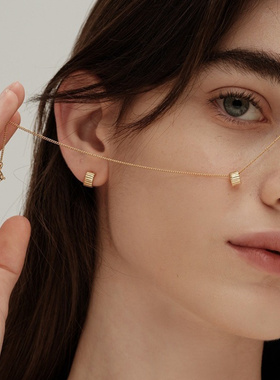 圈圈路路通小蛮腰项链女小众叠戴