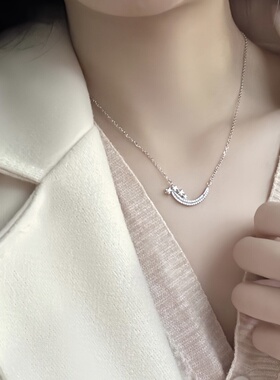 星星闪钻项链百搭精致锁骨链气质