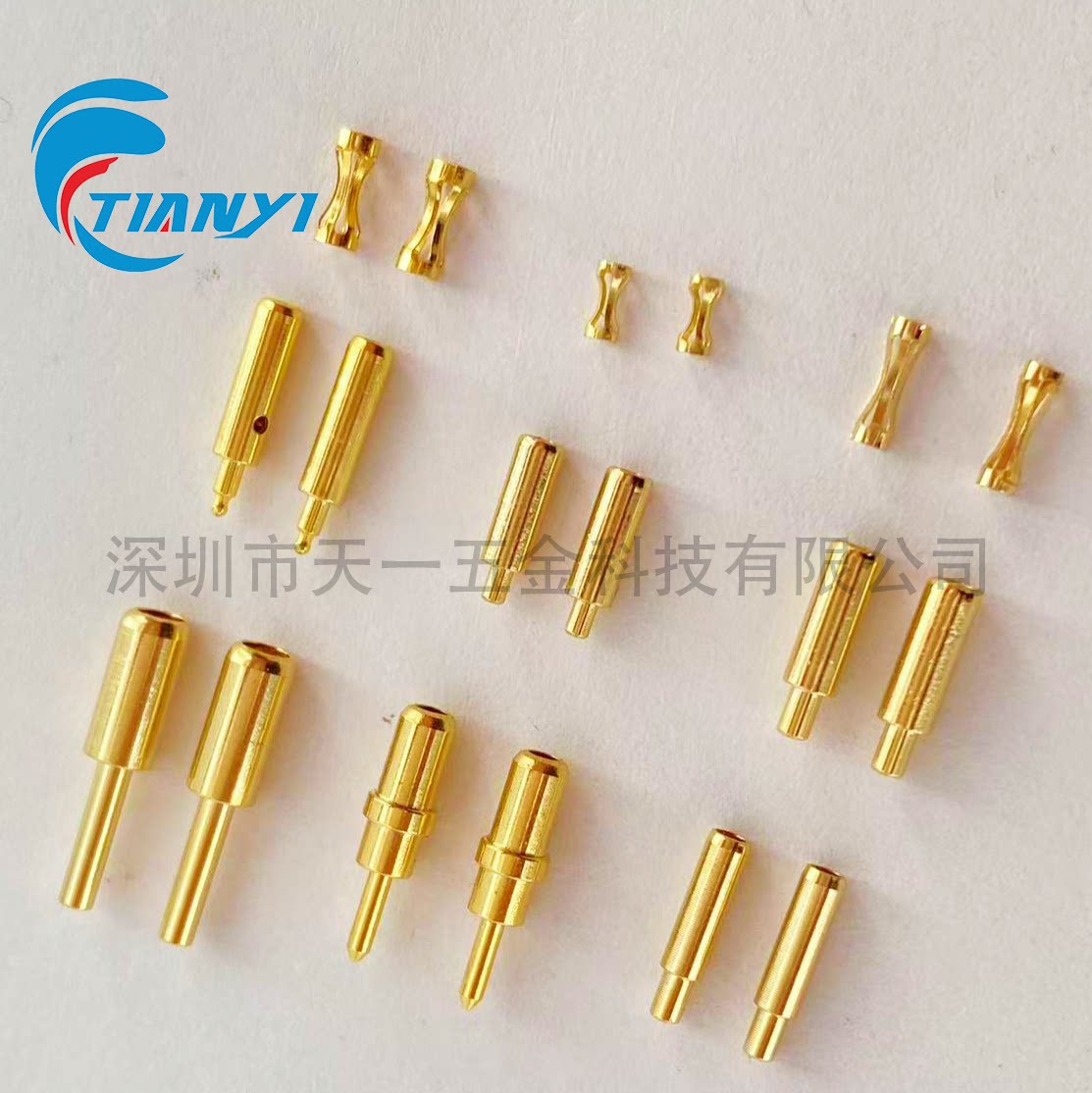 定制0.8/1.0/1.2/1.5冠簧母孔PCB板测试端子连接器公母插针pin针