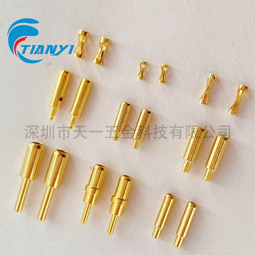 定制0.8/1.0/1.2/1.5冠簧母孔PCB板测试端子连接器公母插针pin针