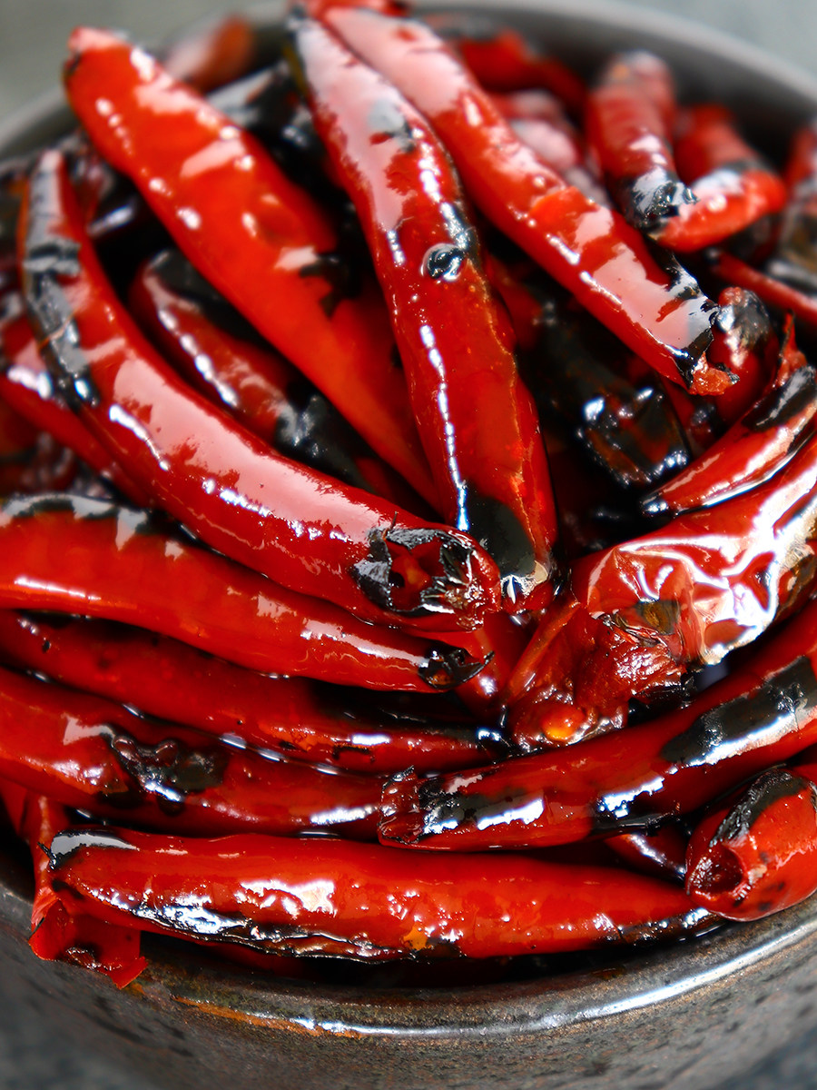 云南德宏特产火烧泡辣蒜香椒手工辣子泡椒280g火烧小米辣香辣下饭