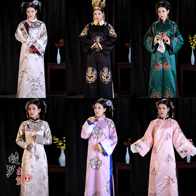 影视古装清朝格格服富察皇后服同款后宫贵妃公主福晋嫔妃服演出服
