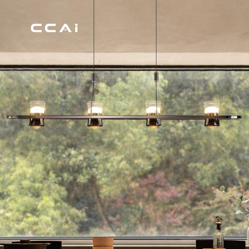 现代轻奢餐厅灯高级感吊灯智能灯