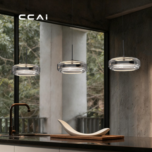 2025新款意式轻奢三头餐厅吊灯