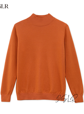 半高领百搭针织衫宽松百搭套头针织上衣X2C31148