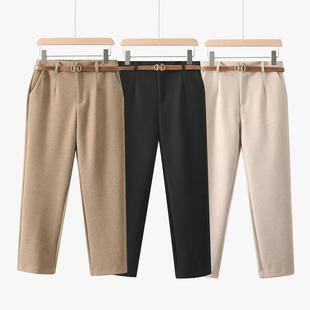 正版 法棍小众裤 秋冬季 加绒厚裤 200万条大爆款 子 不送腰带