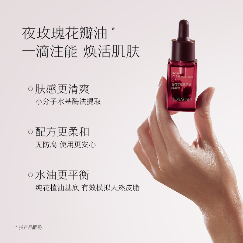 百花萃玫瑰花瓣精萃油面部护肤油补水保湿脸部精油-dede,美容护肤/美体/精油,精华油,淘宝优惠券,粉丝福利购,淘宝优惠卷