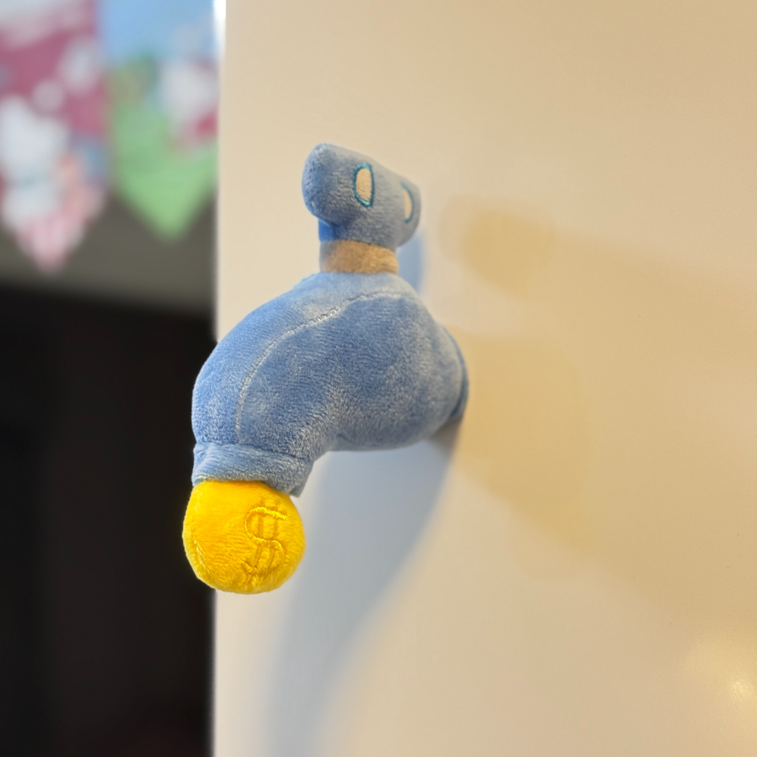 创意网红水龙头可爱冰箱贴挂饰搞怪可磁吸毛绒公仔钥匙扣包包挂件