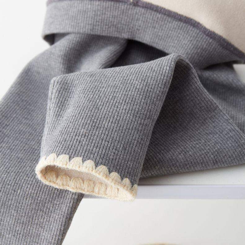 女童加绒打底裤秋冬季儿童长裤内搭外穿女孩一体绒薄绒保暖裤子潮