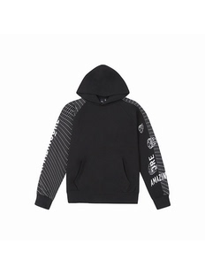 AMCR秋冬潮流休闲长袖 加绒连帽卫衣 时尚