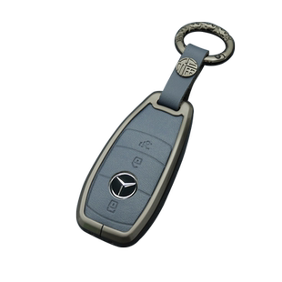 适用奔驰钥匙套E300L车glc300l男c260l包a200l女glb220壳S级gle扣