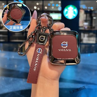 2026款沃尔沃xc70钥匙套26新款XC70四驱超长续航专用金属车包扣壳