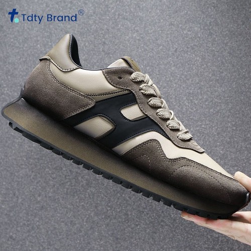 2025冬季新款男士休闲阿甘鞋厚底