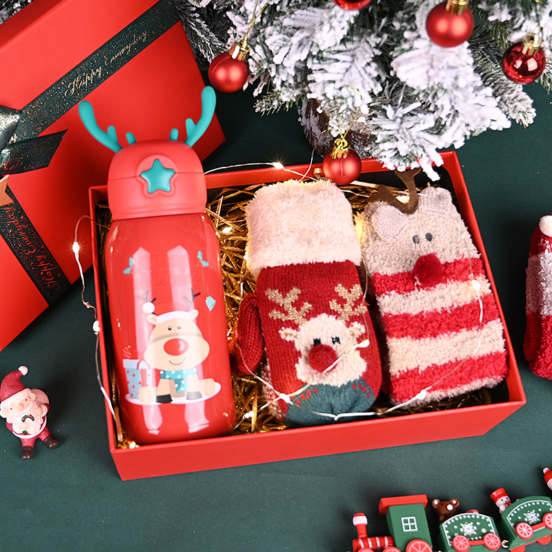 圣诞节礼盒装袜子平安夜儿童小礼品幼儿园送男女生朋友实用礼物