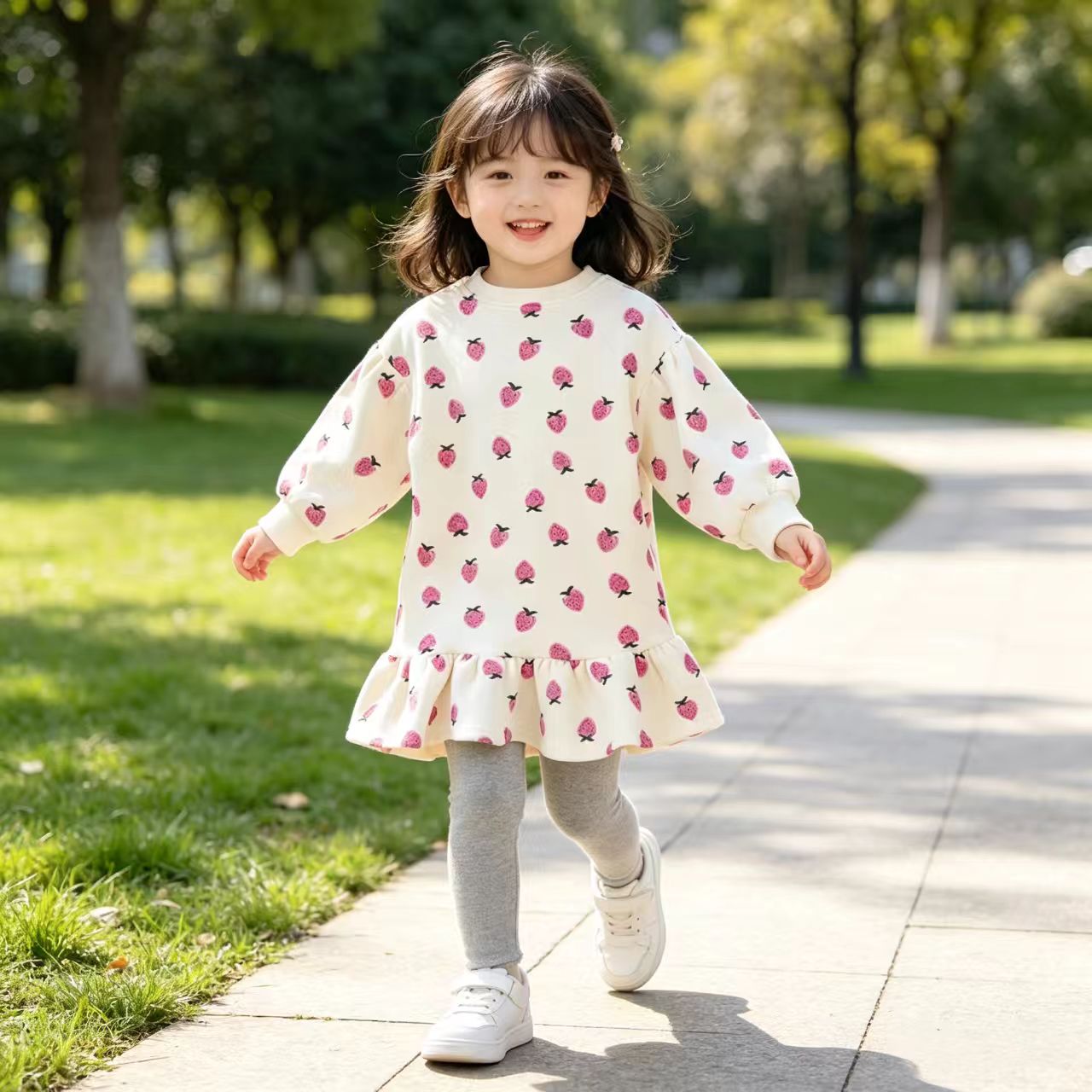 2026新款女童卫衣裙春秋新款