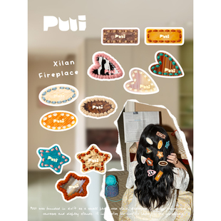 puui原创简约可爱醋酸刘海边夹侧夹高级感ins发夹 赵昭仪同款