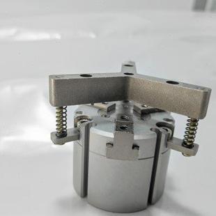 数控机床上下料桁架机械手180度旋转换向夹持气缸RML车床自动化