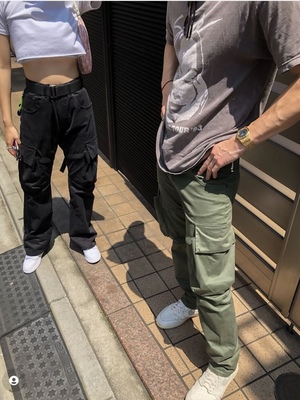 正确版Vibe工装裤ken同款