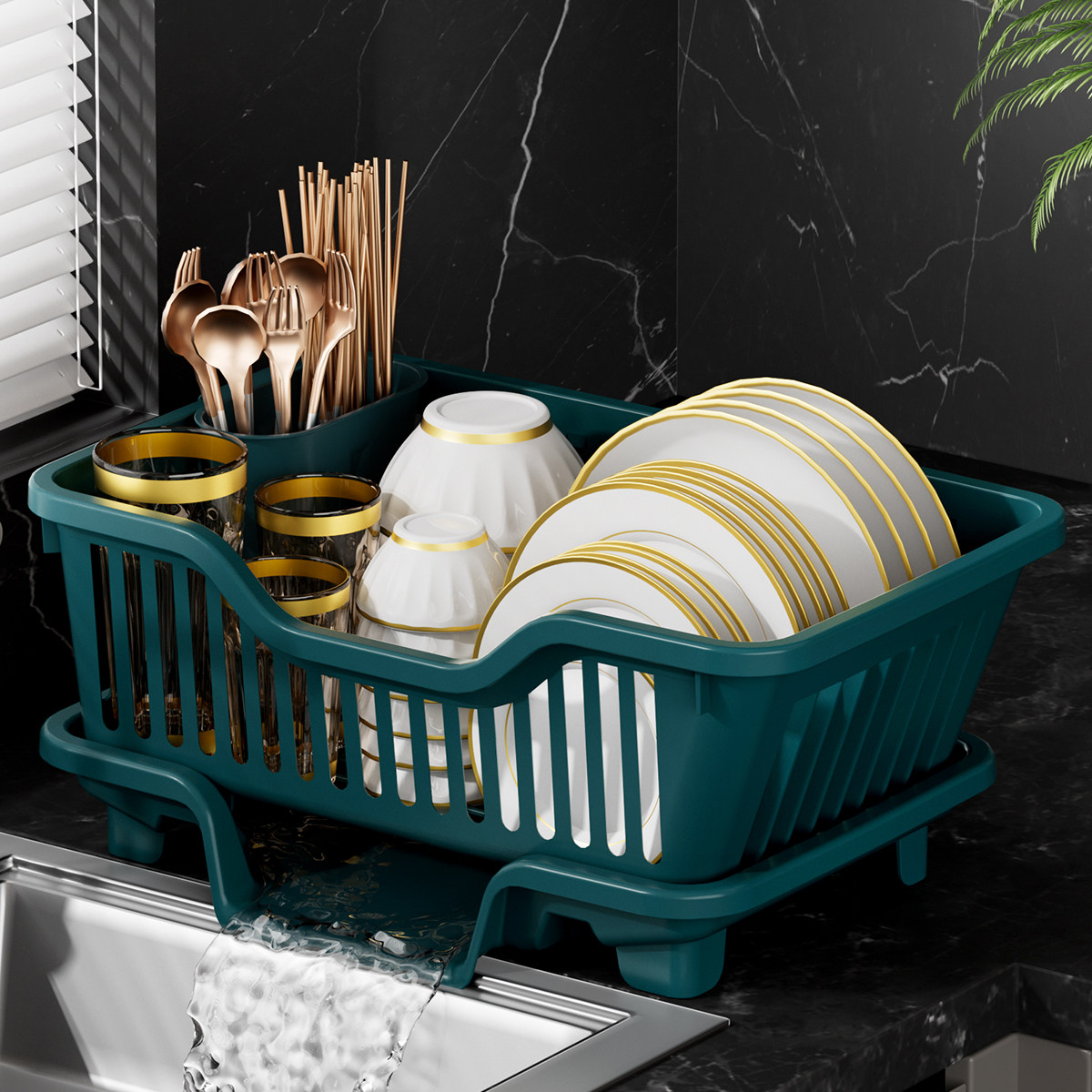 沥水架洗碗置物架餐具滤水篮水槽沥水篮厨房碗盘筷子收纳架加厚,厨房/烹饪用具,水槽置物架,淘宝优惠券,粉丝福利购,淘宝优惠卷