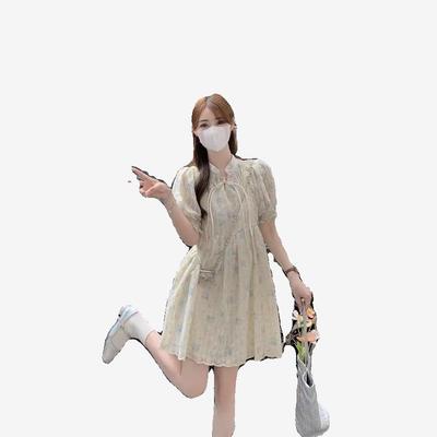 大码女装茶歇法式初恋碎