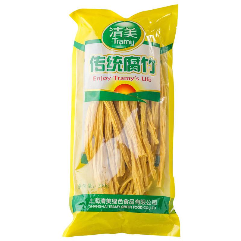 清美腐竹200g袋装干货纯正手工火锅食材黄豆头层凉拌豆油皮豆腐皮 粮油调味/速食/干货/烘焙 地域特色/特产类调味品 原图主图