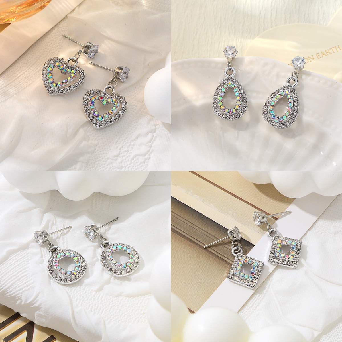 简约新品时尚风多边形对称式镂空