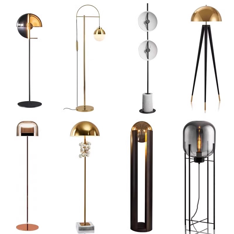 后现代样板间设计师钓鱼灯客厅书房沙发立式灯卧室床头艺术落地灯