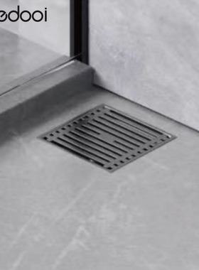 beedooi缤迪意大利设计方形家用浴室卫生间阳台防虫地漏 BL601015