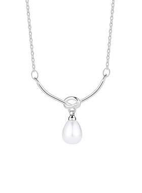 打结项链女轻奢小众设计感仿珍珠