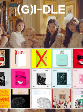 正版 (G)I-DLE 宋雨琦女娃迷你6 女孩子们专辑套装周边小卡特典CD