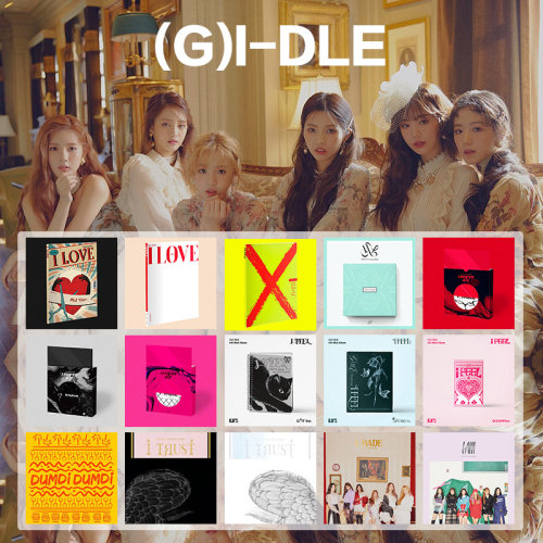 正版 (G)I-DLE 宋雨琦女娃迷你6 女孩子们专辑套装周边小卡特典CD