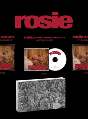 现货ROSE朴彩英个人专辑solo2 rosie 官方正版周边小卡特典海报