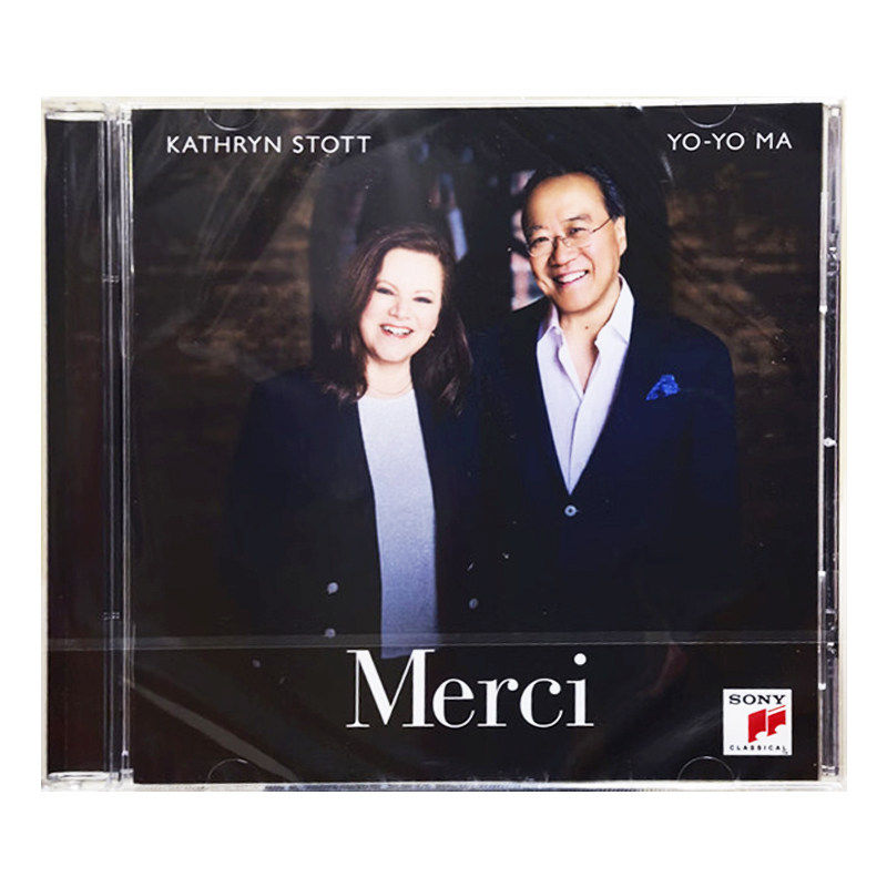 【原装进口】马友友&凯瑟琳·斯托特 MERCI 永志不渝 古典 CD唱片