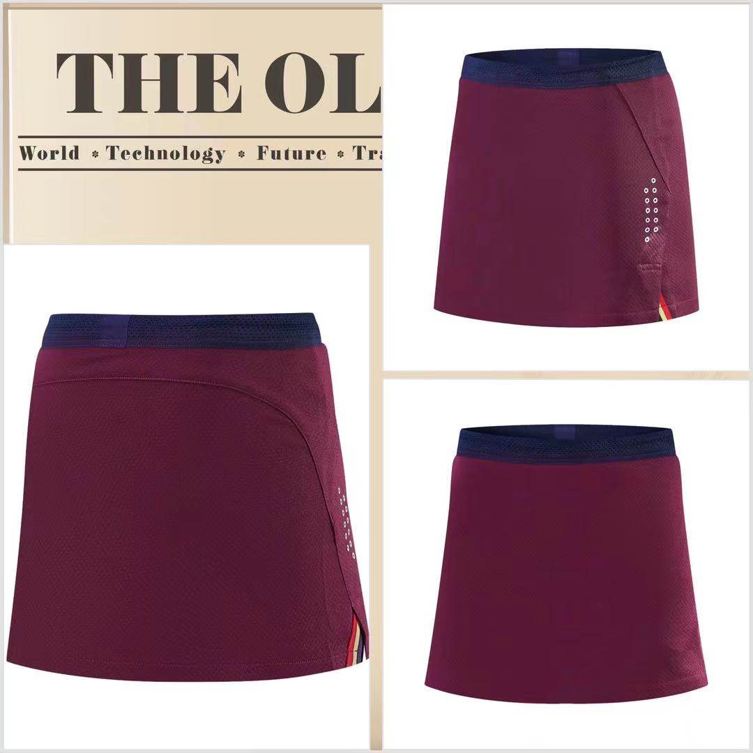 夏季羽毛球服男女包裙短袖套装