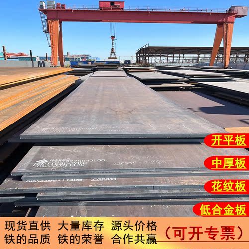 Q235开平板Q355低合金钢板定尺加工福建仓库热轧钢板切割碳素钢板