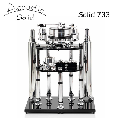 德国 Acoustic Solid 实丽 Solid 733 旗舰黑胶唱机 唱盘套装