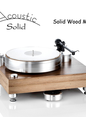 德国 Acoustic Solid 实丽 Solid Wood 系列 黑胶唱机 唱盘