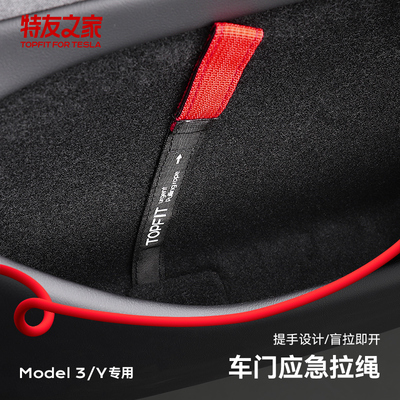 2025年特斯拉车门紧急拉手绳