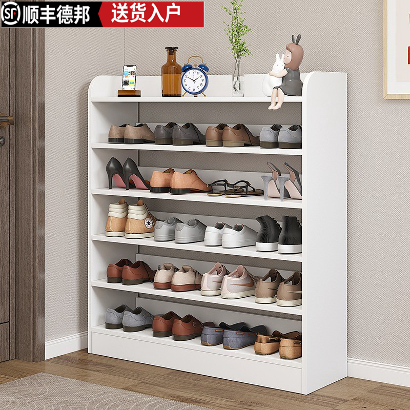 鞋架子家用门口简易多层实木防尘鞋架小窄门口宿舍简约小型窄鞋柜