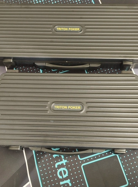 传奇德州扑克筹码箱 PC手提箱300片500片黑色收纳盒箱可定制logo