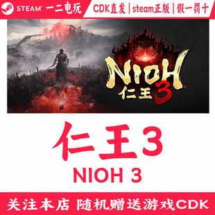 仁王3正版Steam游戏激活码CDKey直发NIOH3