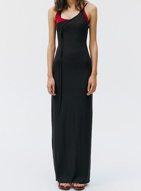 antceee 一衣多穿收腰显瘦半身裙 可调节细带设计感背心连衣裙